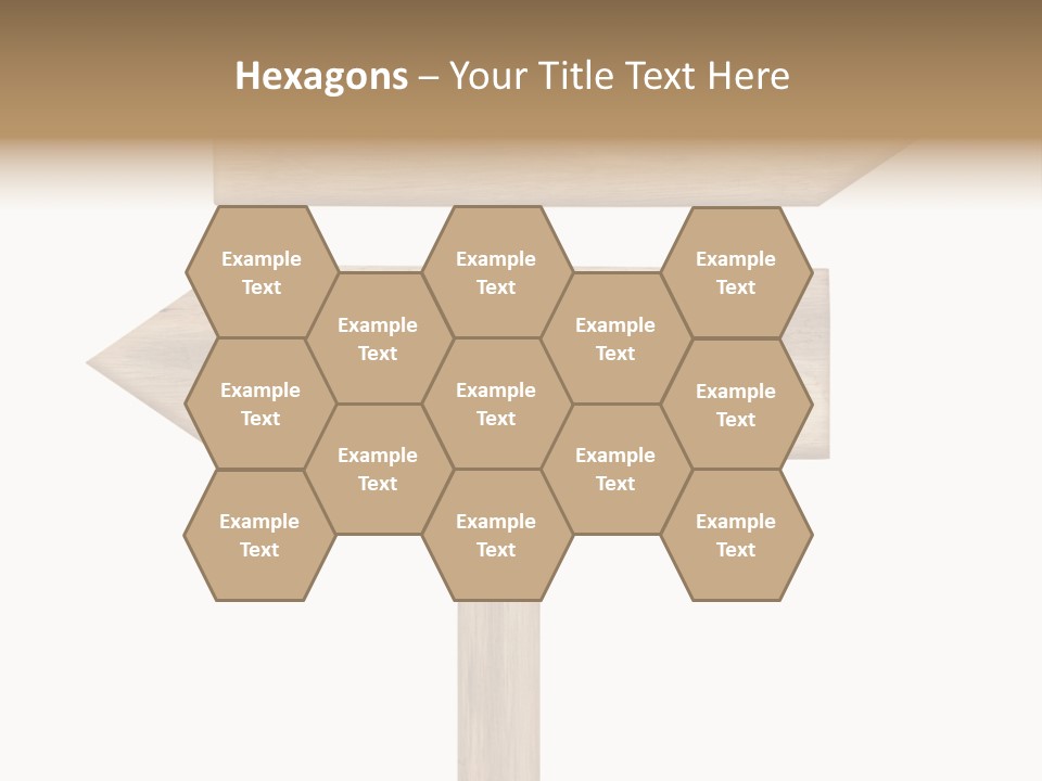 Wooden Element Information PowerPoint Template