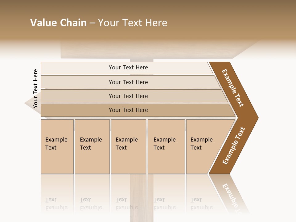 Wooden Element Information PowerPoint Template