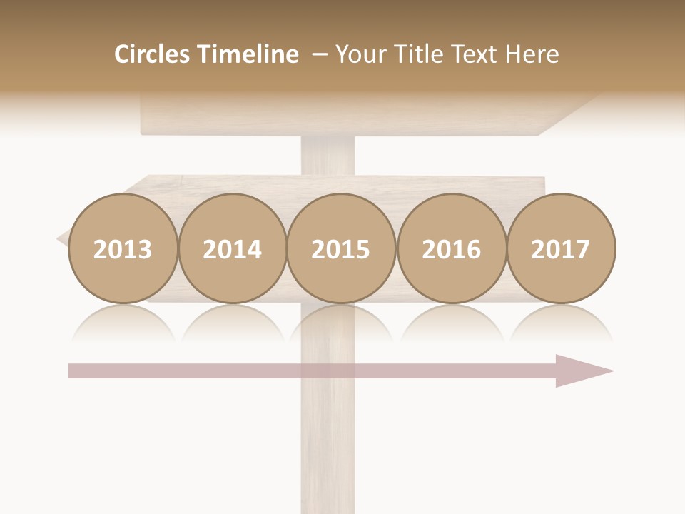 Wooden Element Information PowerPoint Template
