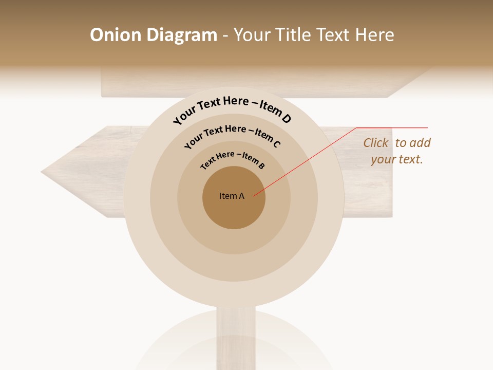 Wooden Element Information PowerPoint Template