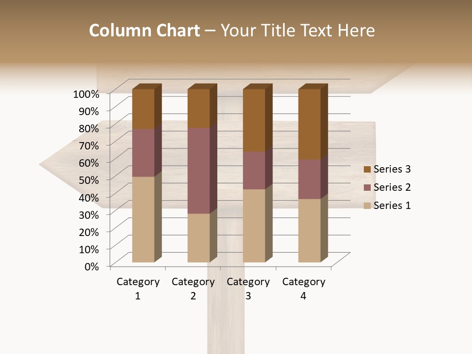 Wooden Element Information PowerPoint Template