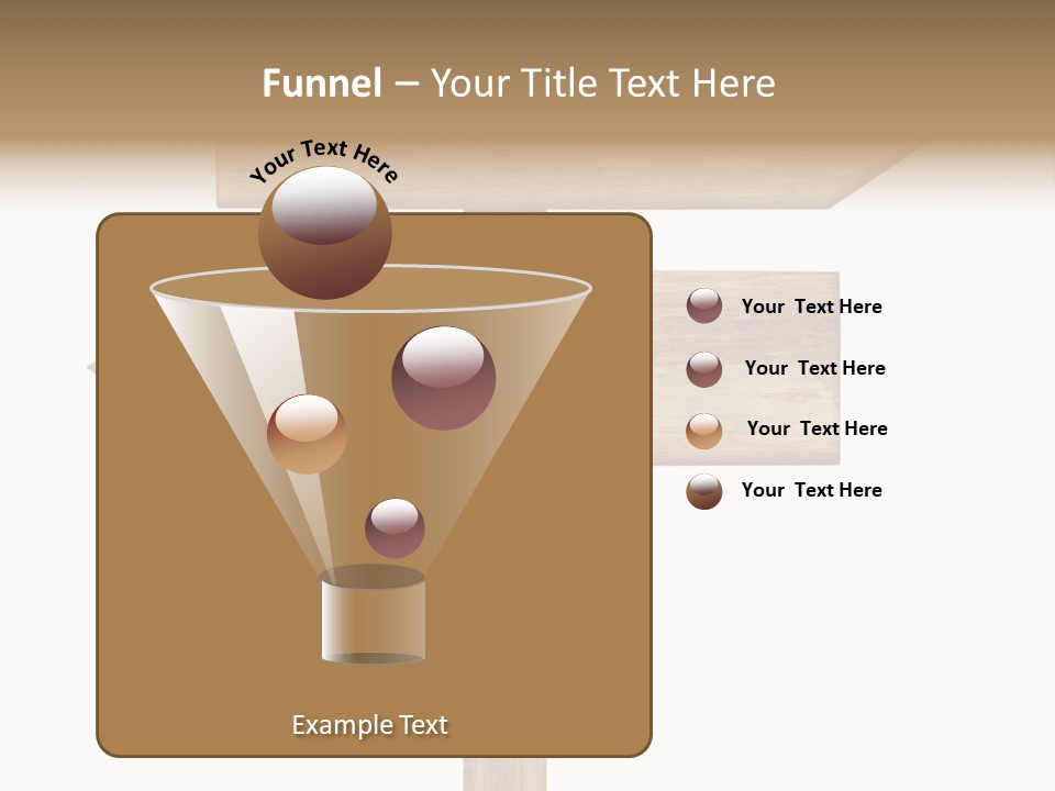 Wooden Element Information PowerPoint Template