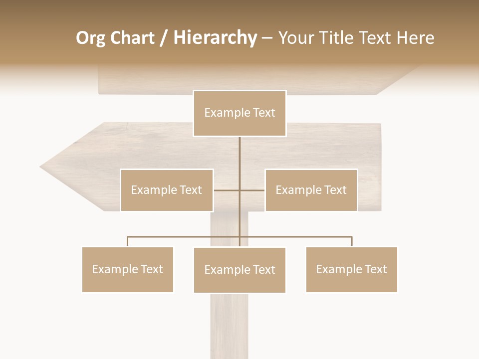 Wooden Element Information PowerPoint Template