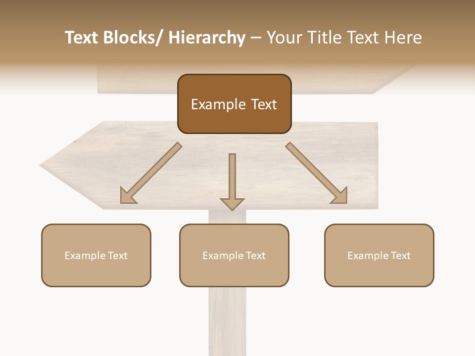 Wooden Element Information PowerPoint Template