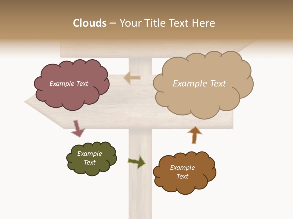 Wooden Element Information PowerPoint Template