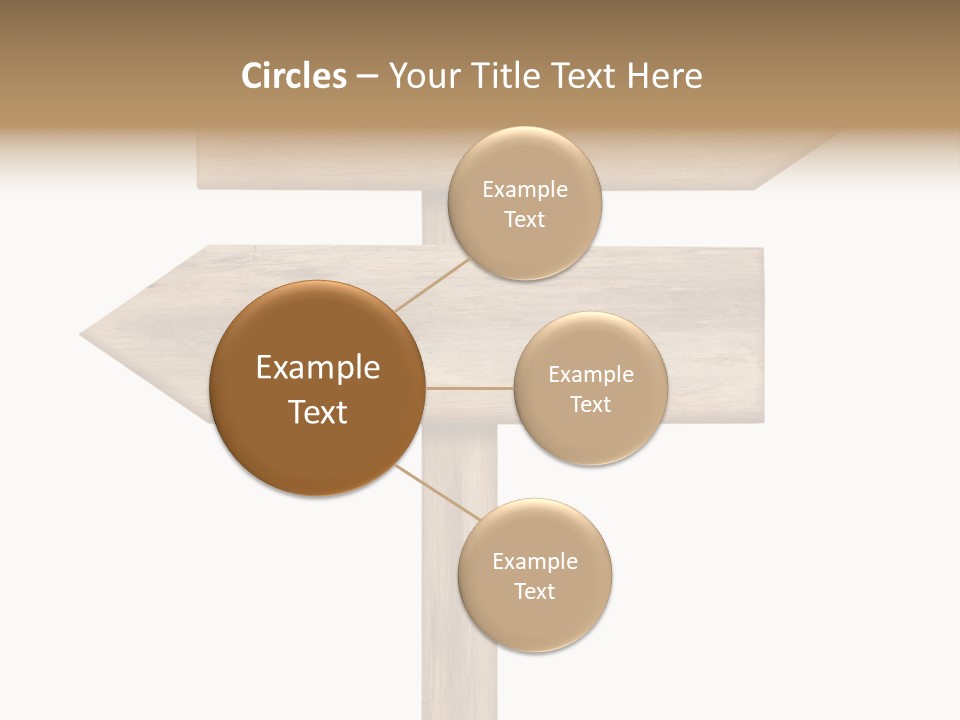 Wooden Element Information PowerPoint Template