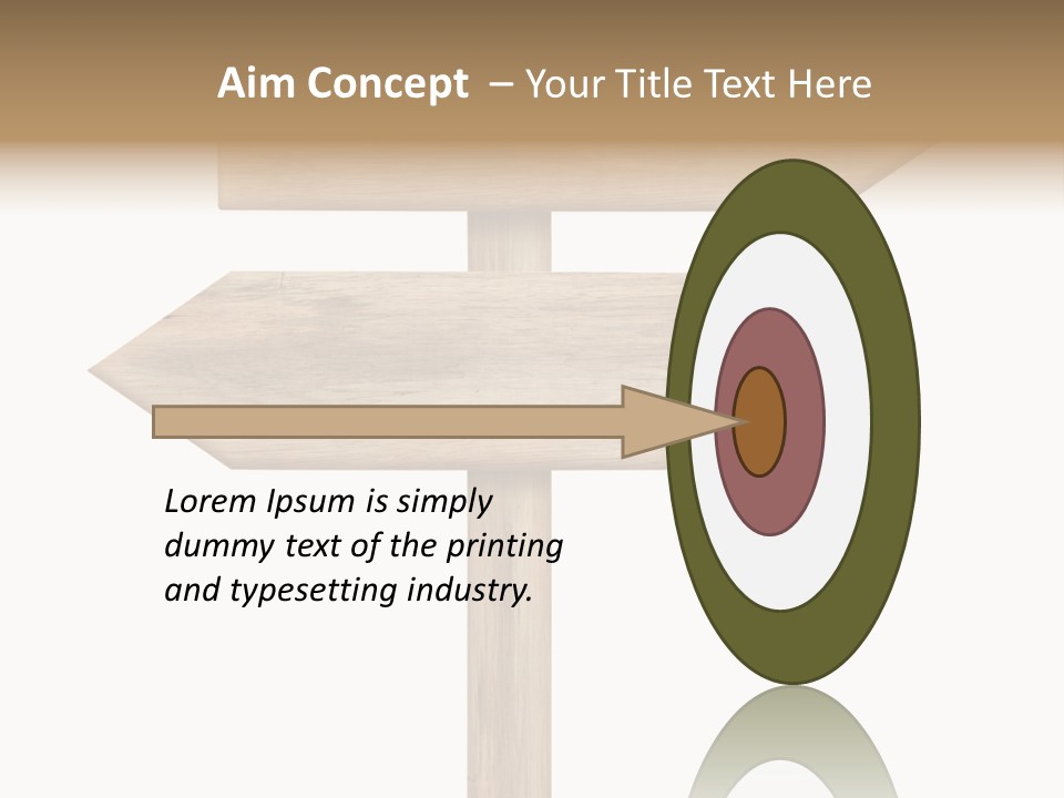 Wooden Element Information PowerPoint Template