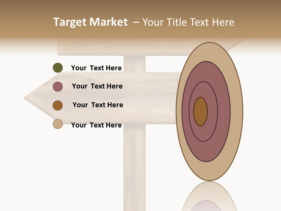 Wooden Element Information PowerPoint Template
