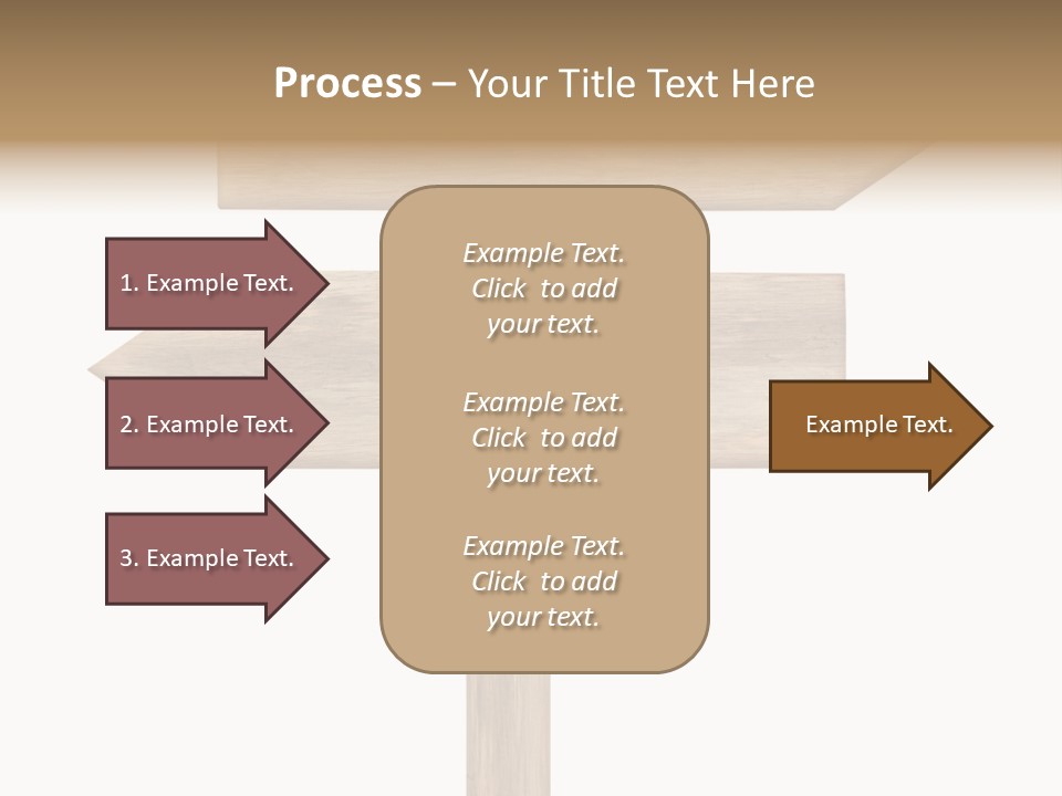 Wooden Element Information PowerPoint Template