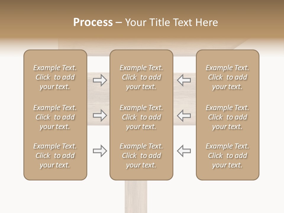 Wooden Element Information PowerPoint Template