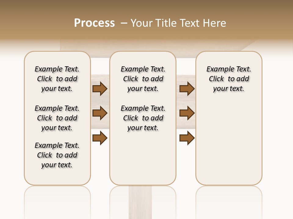 Wooden Element Information PowerPoint Template
