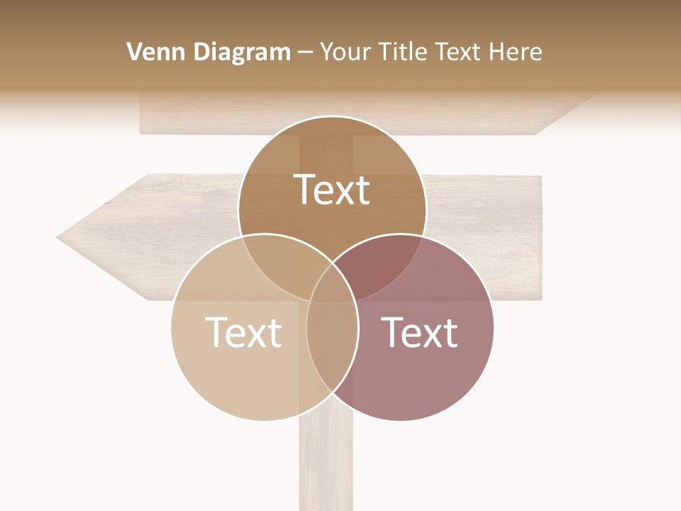 Wooden Element Information PowerPoint Template