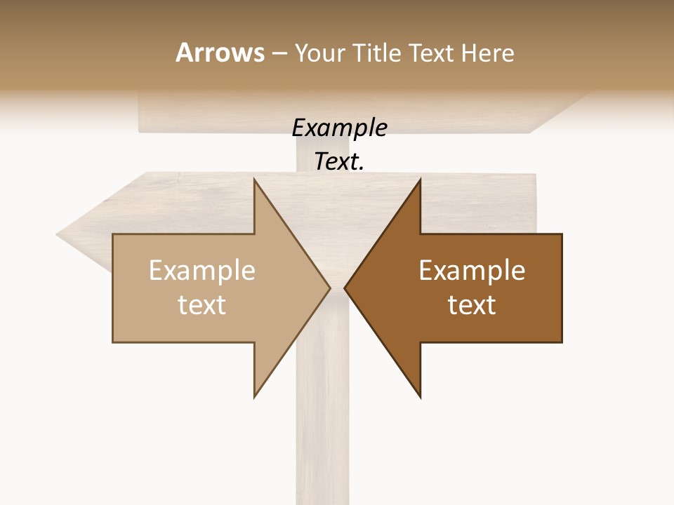 Wooden Element Information PowerPoint Template