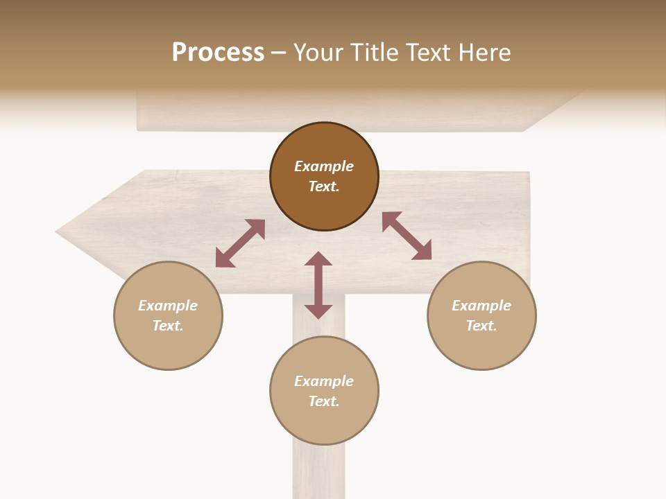 Wooden Element Information PowerPoint Template
