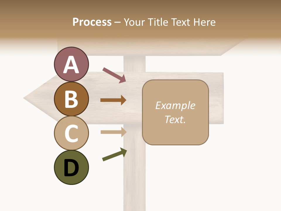 Wooden Element Information PowerPoint Template