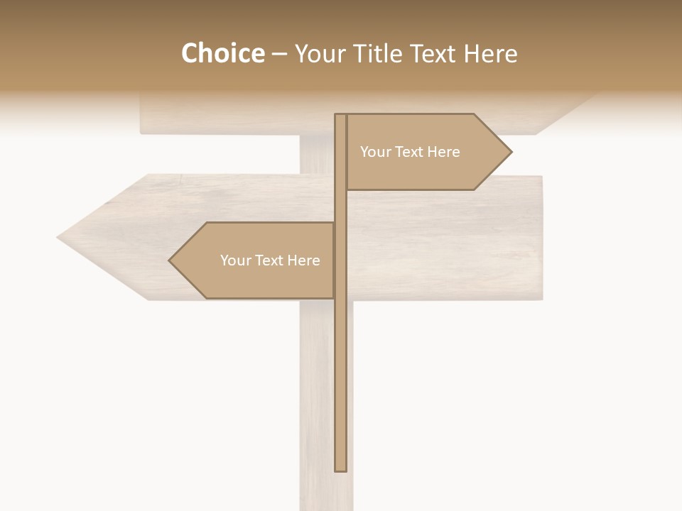 Wooden Element Information PowerPoint Template