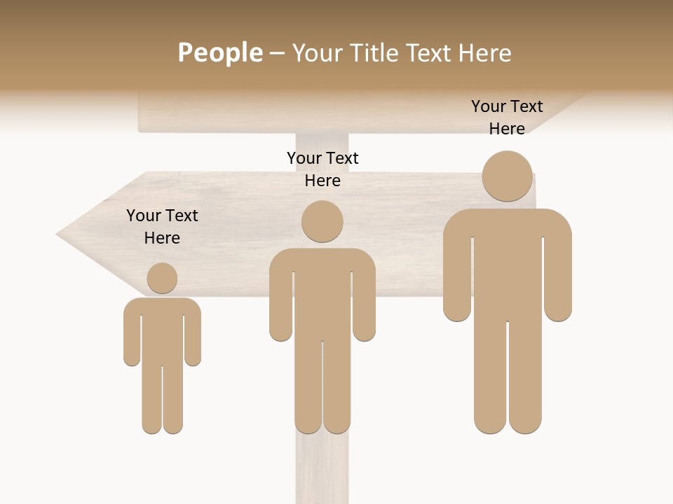 Wooden Element Information PowerPoint Template