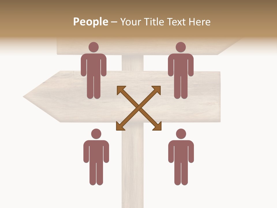 Wooden Element Information PowerPoint Template