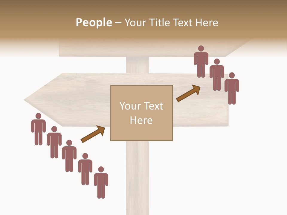 Wooden Element Information PowerPoint Template