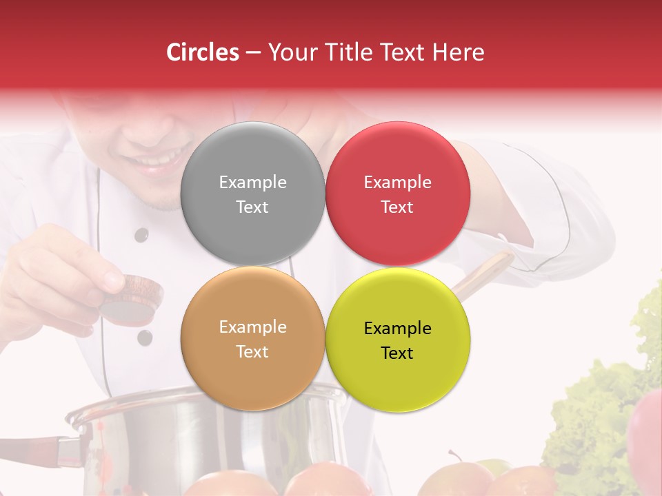 Men Chef Happy PowerPoint Template