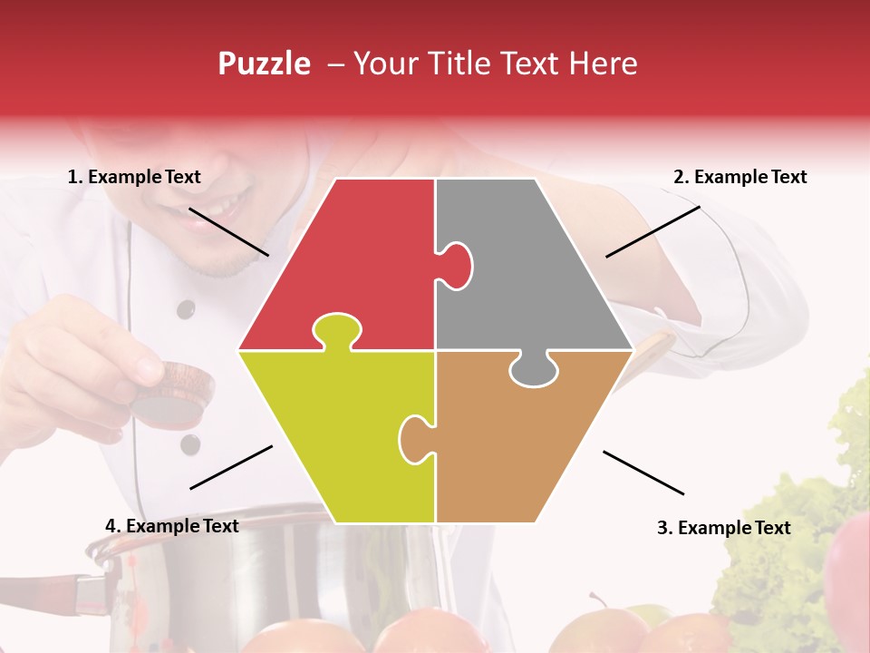 Men Chef Happy PowerPoint Template