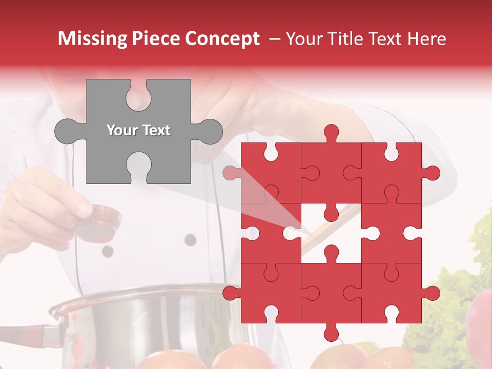 Men Chef Happy PowerPoint Template