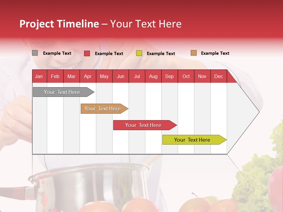 Men Chef Happy PowerPoint Template