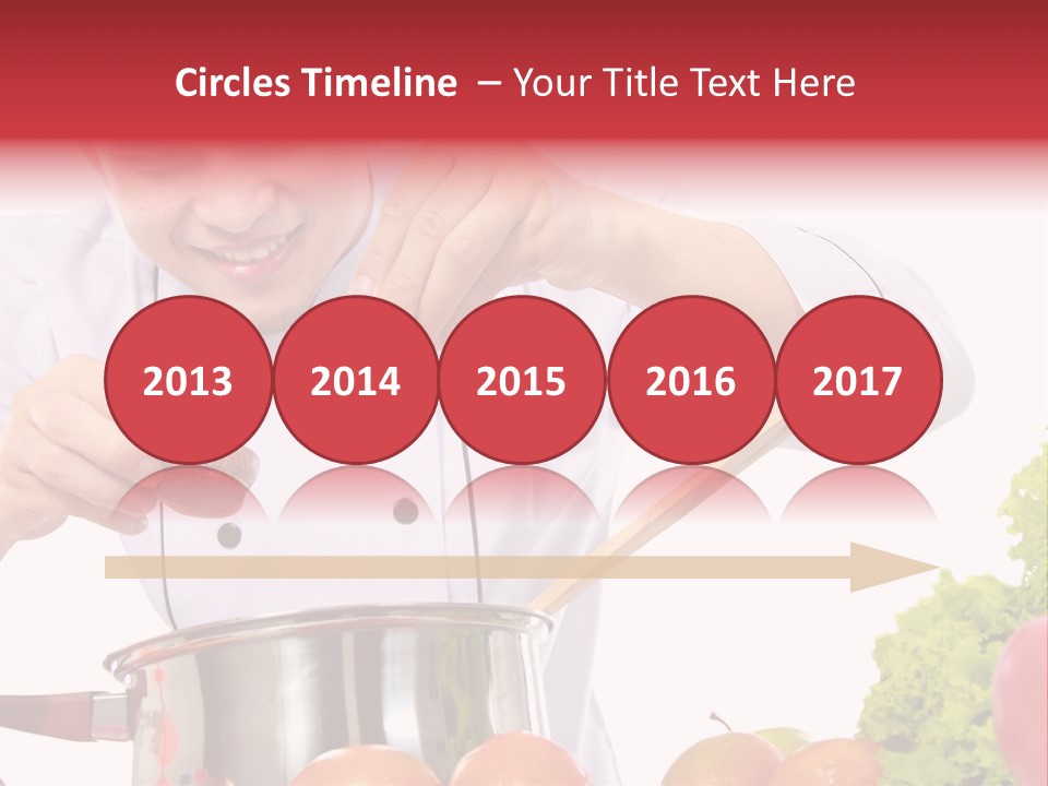 Men Chef Happy PowerPoint Template