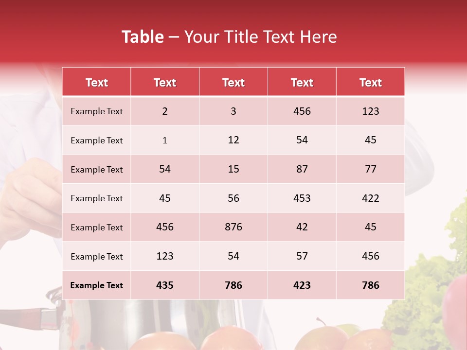 Men Chef Happy PowerPoint Template