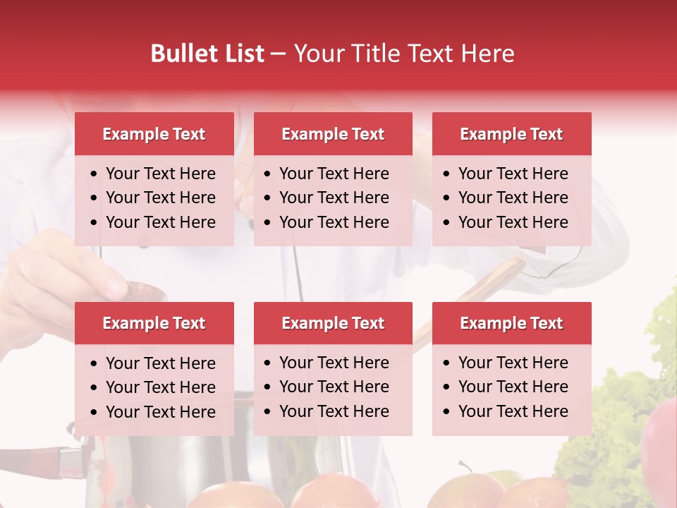 Men Chef Happy PowerPoint Template