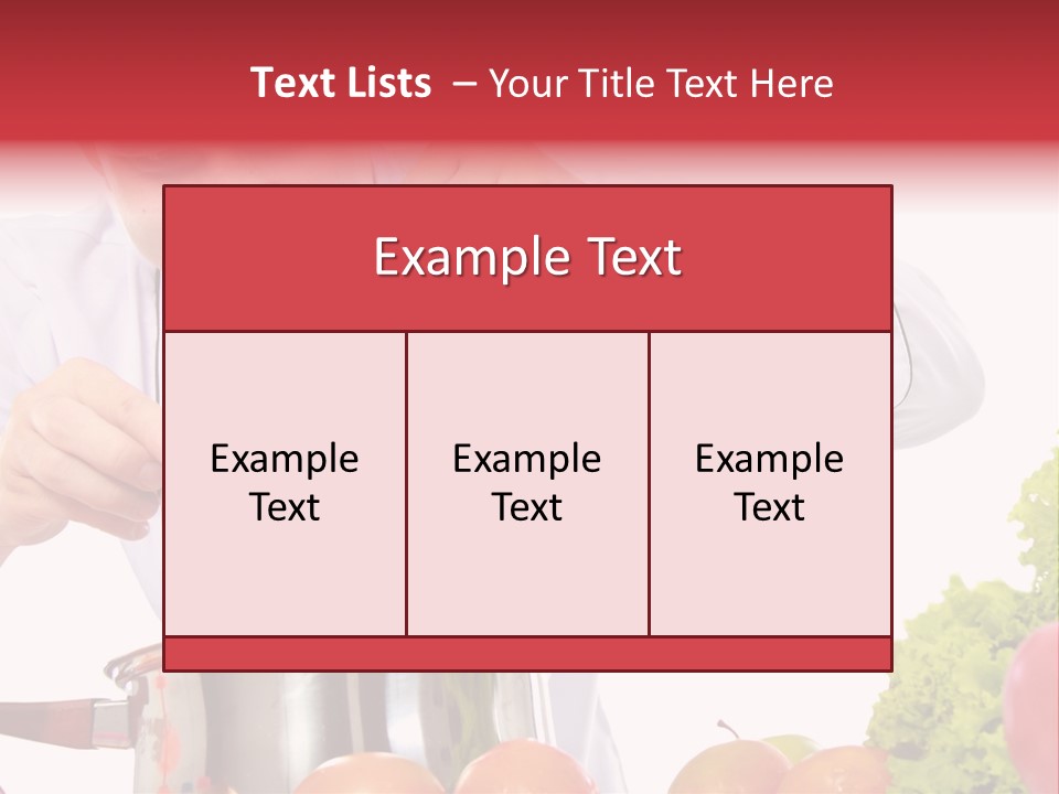 Men Chef Happy PowerPoint Template