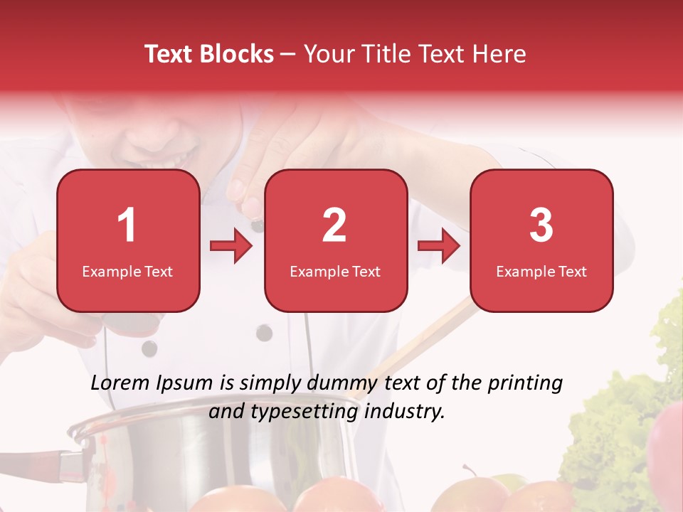 Men Chef Happy PowerPoint Template