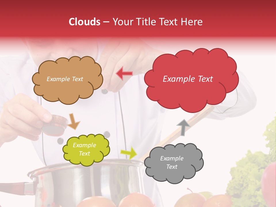 Men Chef Happy PowerPoint Template