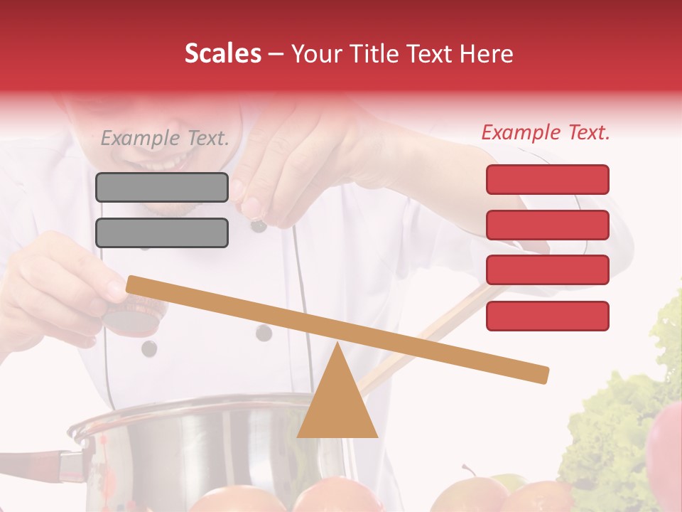 Men Chef Happy PowerPoint Template