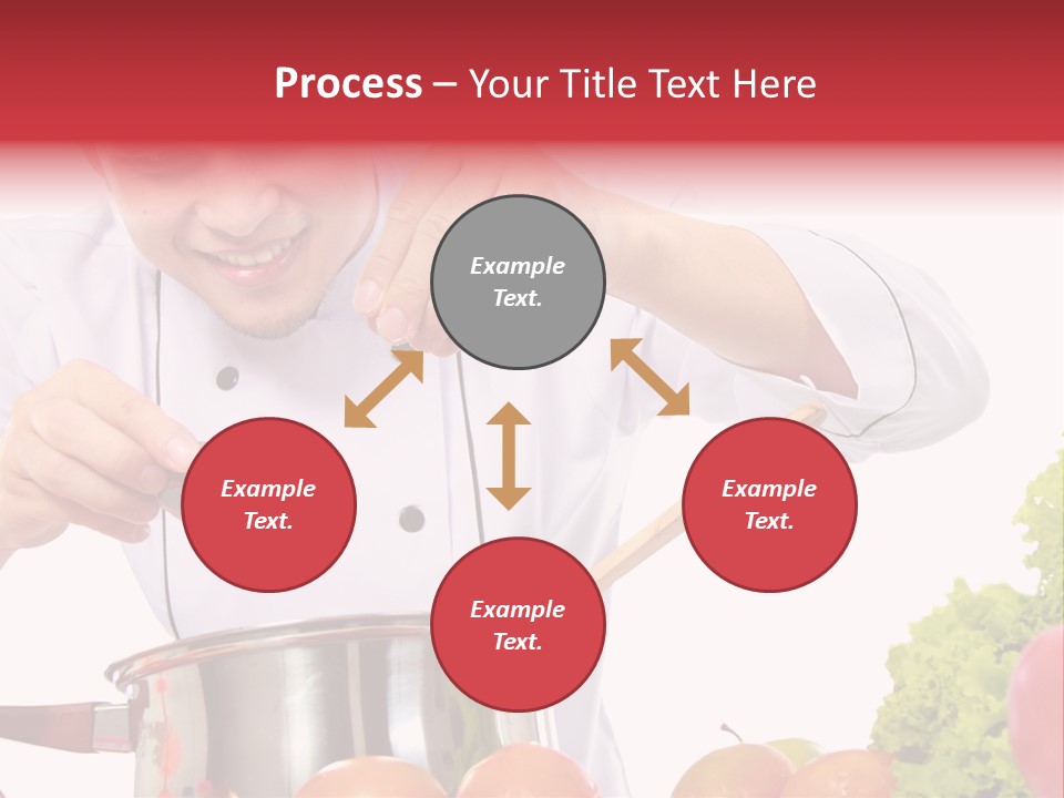 Men Chef Happy PowerPoint Template
