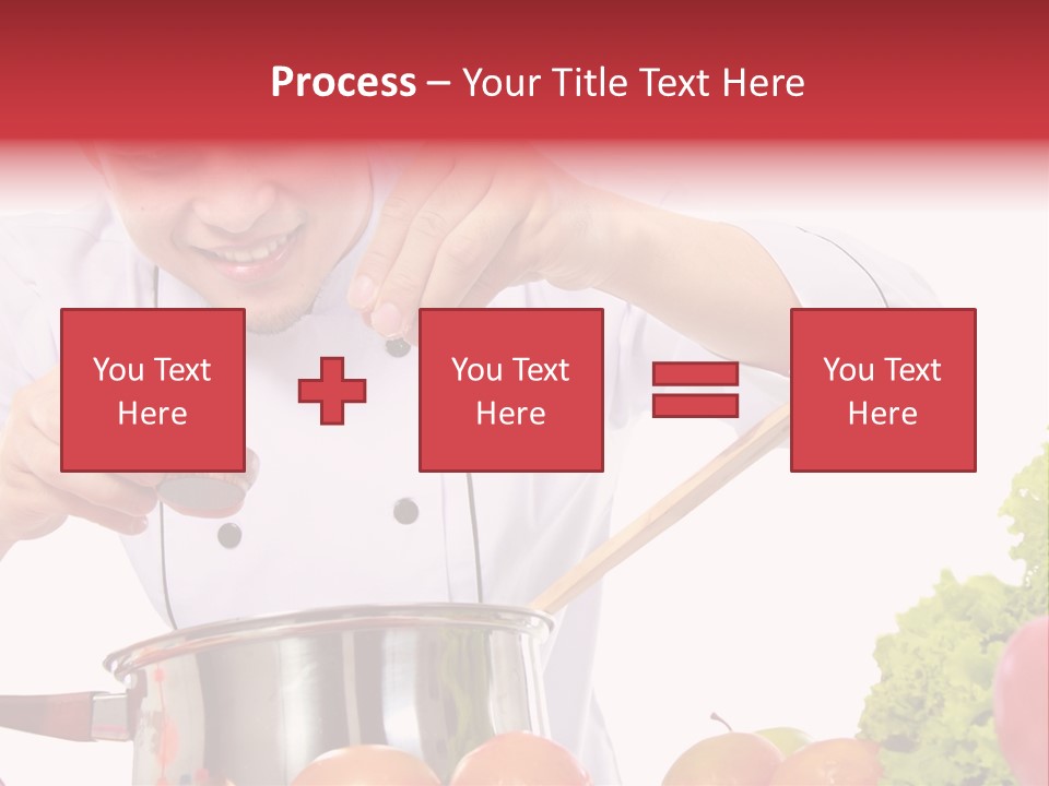 Men Chef Happy PowerPoint Template