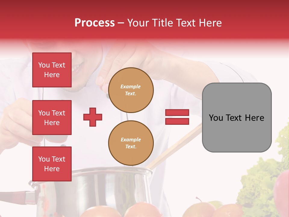Men Chef Happy PowerPoint Template