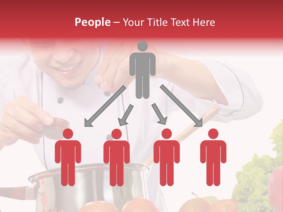 Men Chef Happy PowerPoint Template