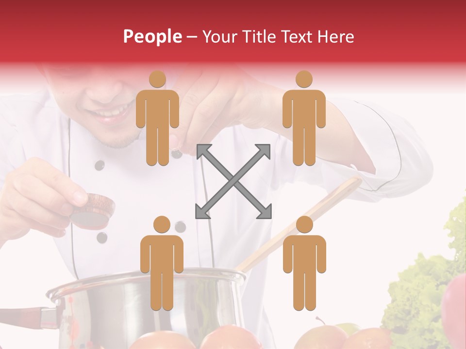 Men Chef Happy PowerPoint Template