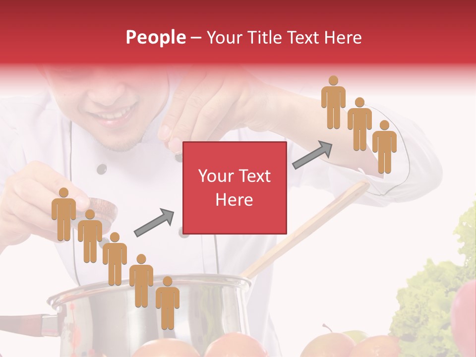 Men Chef Happy PowerPoint Template