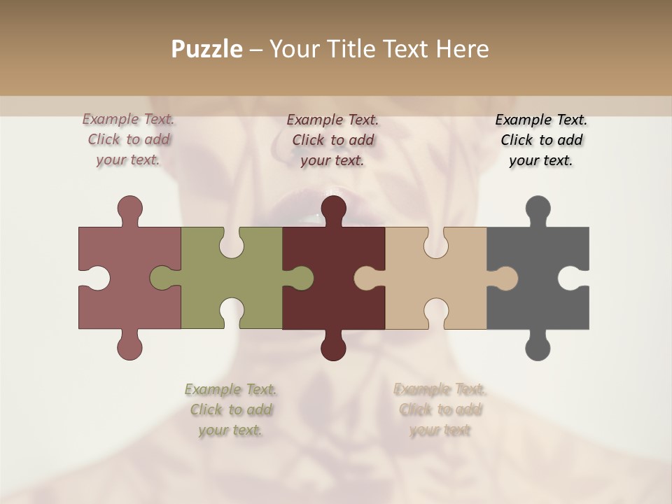 Lace Cute Glamour PowerPoint Template