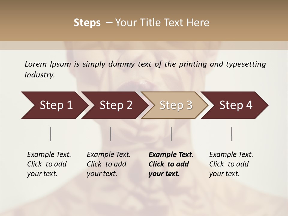 Lace Cute Glamour PowerPoint Template