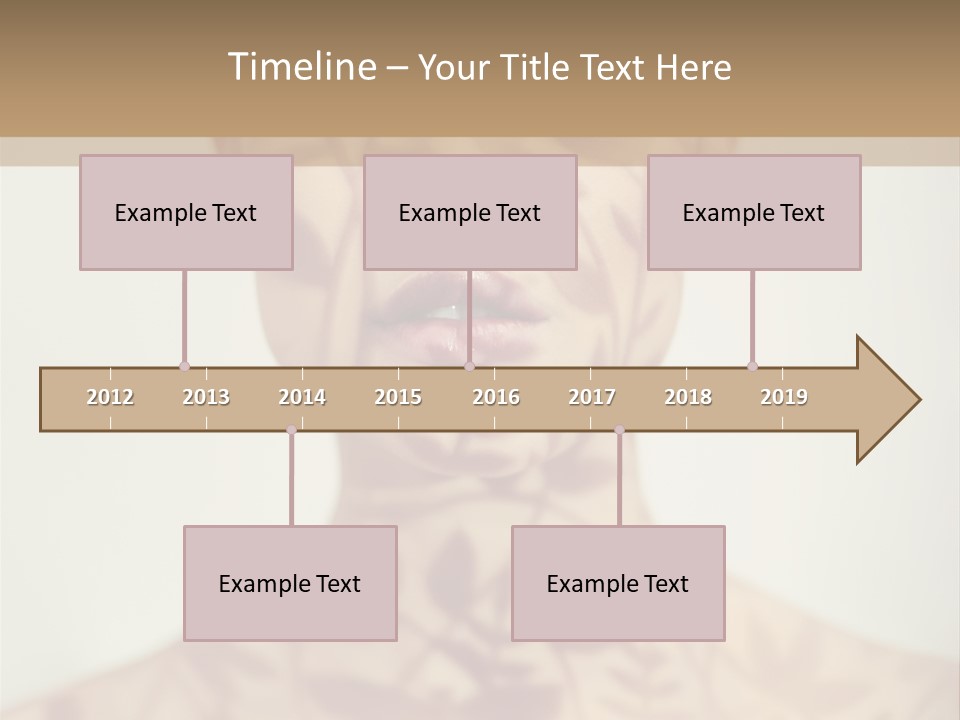 Lace Cute Glamour PowerPoint Template