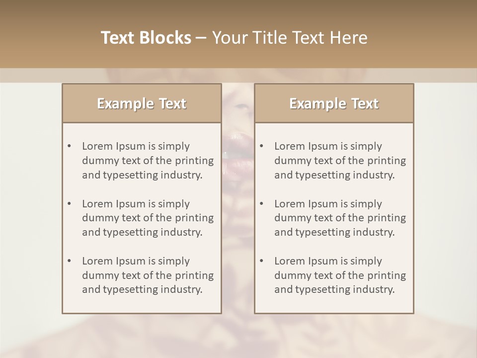 Lace Cute Glamour PowerPoint Template