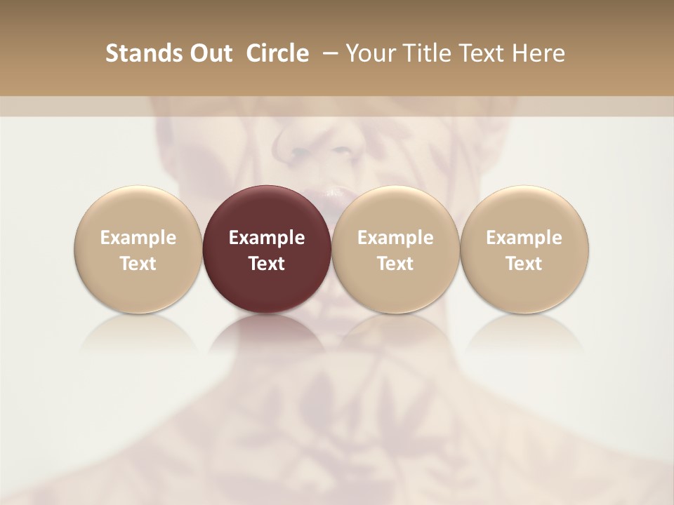 Lace Cute Glamour PowerPoint Template