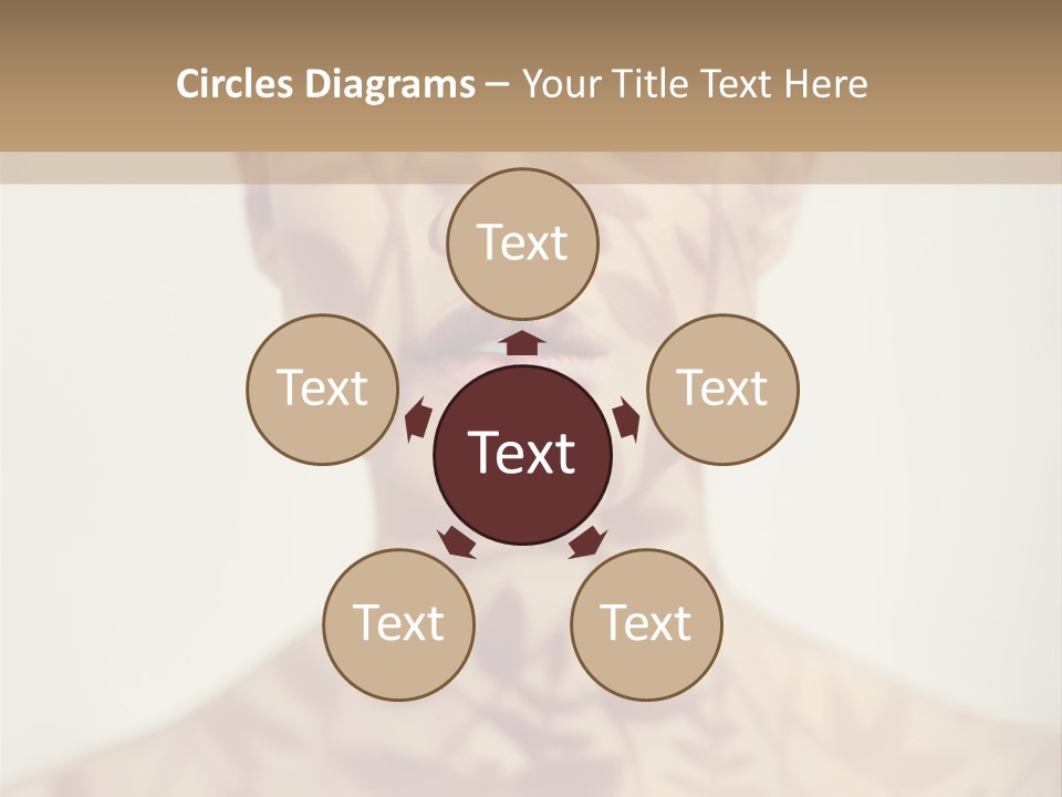 Lace Cute Glamour PowerPoint Template