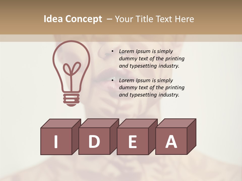 Lace Cute Glamour PowerPoint Template