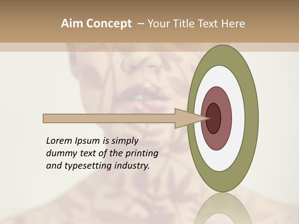 Lace Cute Glamour PowerPoint Template