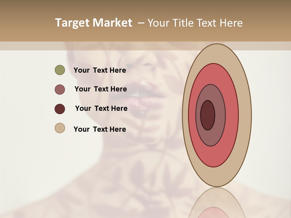 Lace Cute Glamour PowerPoint Template