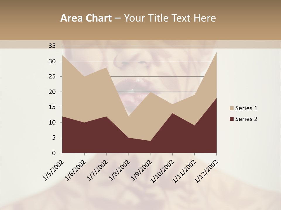 Lace Cute Glamour PowerPoint Template